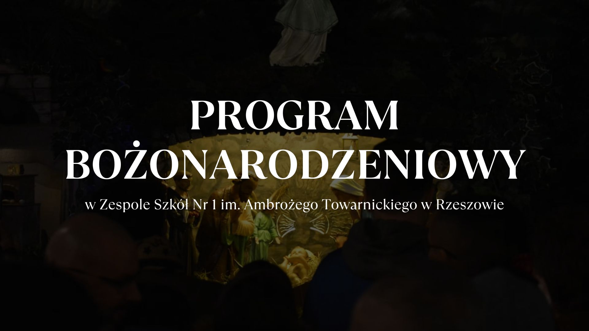 Program Bożonarodzeniowy przygotowany przez o. Przybysława